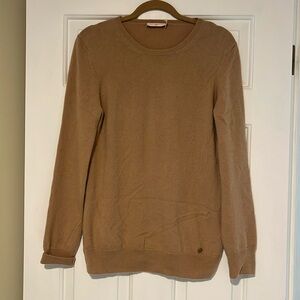 Tory Burch camel colored cashmere sweater